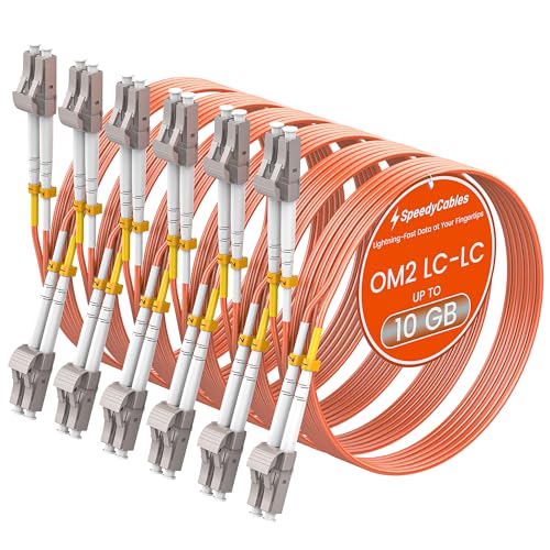 Cable de puente de fibra óptica LC a LC OM2 de 3 m con cubierta LSZH de alta resistencia