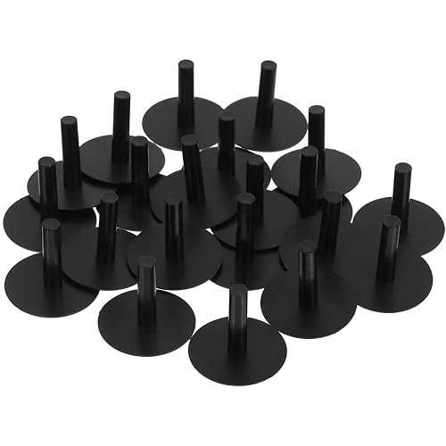 Milisten 20PCS Adhesive Plastic Duck Holder Display Stand for Car