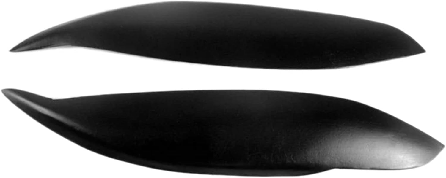 ホンダ シビック EK9 1999-2000 対応 光沢ブラック カーステッカー フロントヘッドライト 眉毛 まぶた トリムカバー