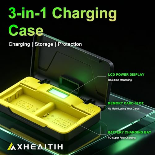 Image of LC-E10 20W PD 1h Dual Slot Camera Charger Fast Charging for Canon | EOS Rebel T7 T6 T5 T3 T100 4000D 3000D 2000D 1500D 1300D 1200D 1100D Kiss X50 X70 X80 X90 SLR