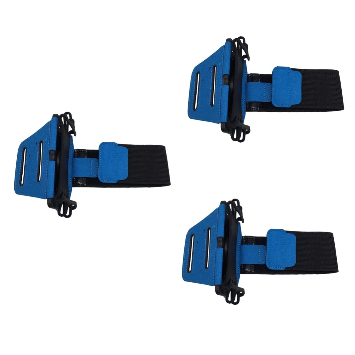 UPKOCH 3pezzi Supporto Per Smartphone Da Braccio Porta Telefono Per Sport All Aperto Per Corsa e Attività Sportive Blu