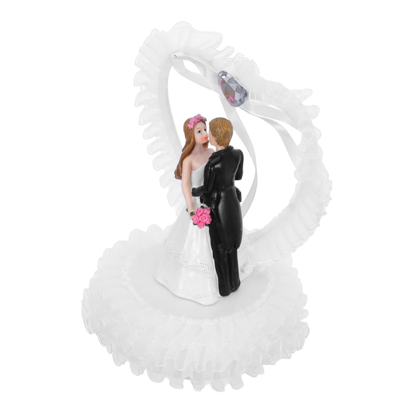 BESTOYARD 2stücke Hochzeitstorten Dekofigur Brautpaar Romantischer Cake Topper Resin Für Hochzeitsfeiern Tortenaufsätze Für Jubiläen Und Besondere Anlässe Gestaltete Pärchenfigur