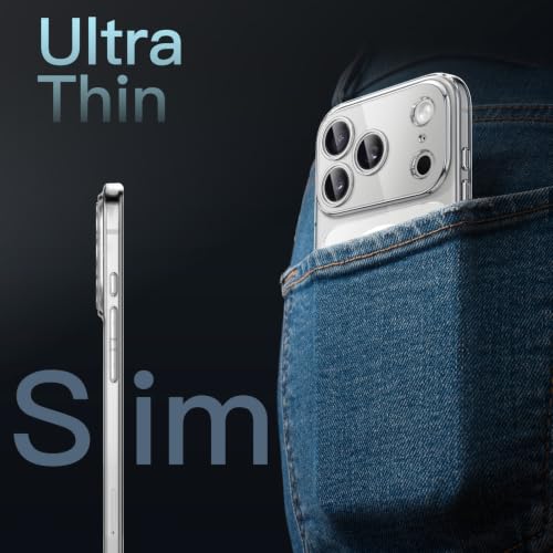 Image of JETech Magnetic Slim Cover Case for iPhone New Pro Max, Clear