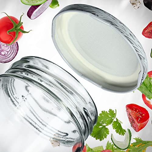 KADAX 50er Set Schraubdeckel TO66 ⌀ 66mm Pflaumen – Twist-Off Ersatzdeckel für 235-900ml Einmach- & Marmeladengläser… – Ansicht 6