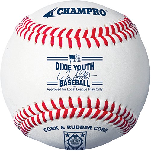 Champro Dixie Jugend Baseball (weiß, 9 Zoll)