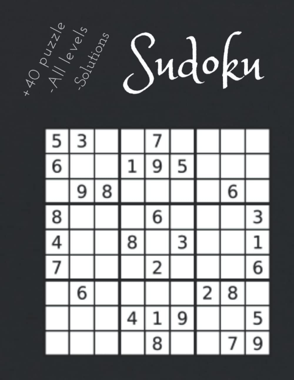 Soduku paperback: Sudoku Puzzles - More Than 40 Sudoku - Easy - Medium - Hard - Expert - Paper book - sudoku with full solutions