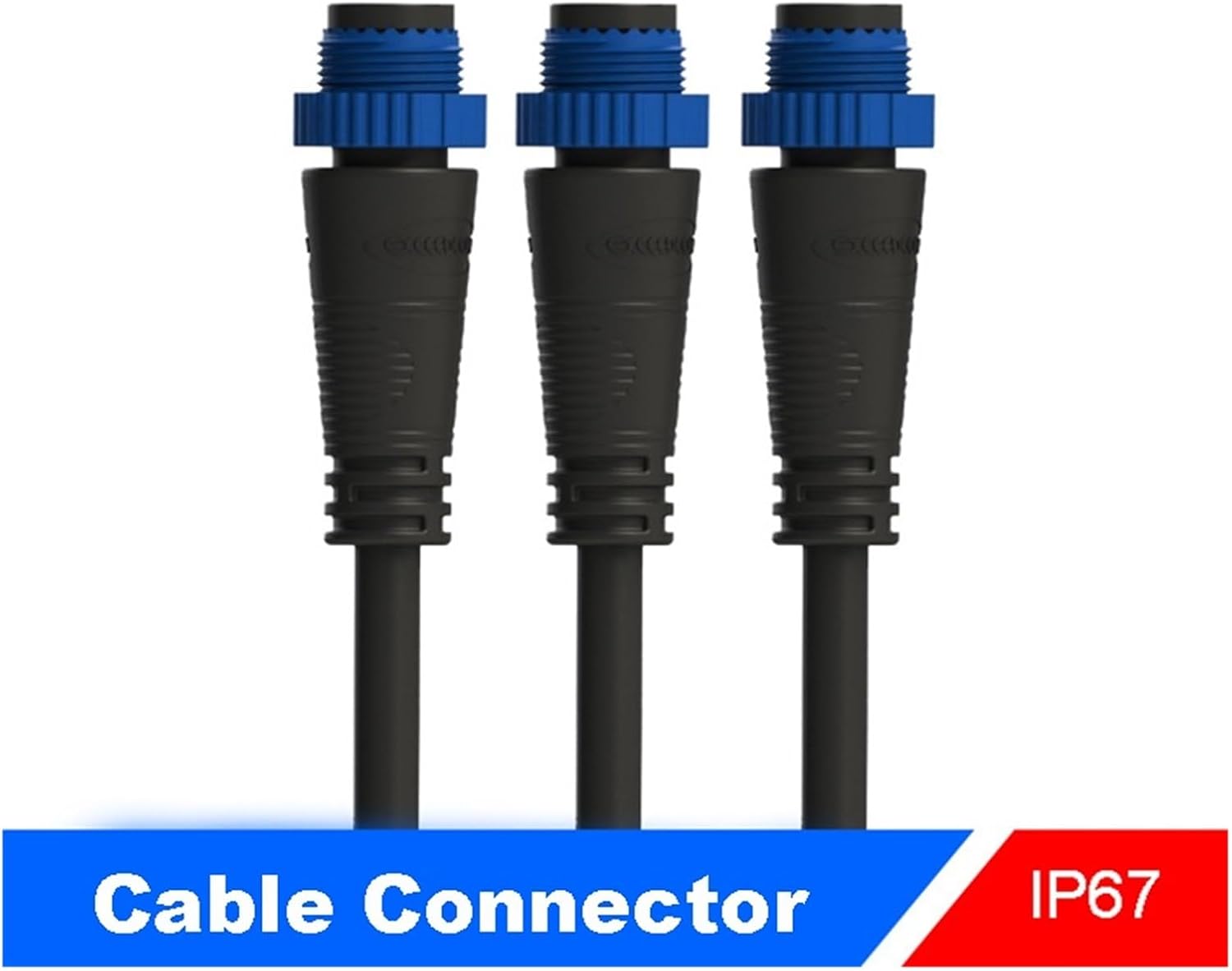 10pcs/Set CSA Waterproof IP67 M15 2 Pin Male Female Cable Connector Automotive Plug-in LED Boat(S3M00)