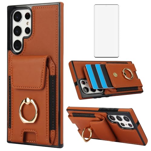 Coque Samsung S22 Ultra 5G avec anneau support pour regarder vos vidéos en mains libres