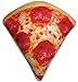 iscream Snack Shack Photoreal Pizza Slice Shaped 17" x 17" Microbead Accent Pillow
