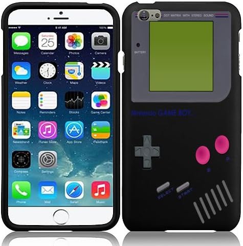 URAKKI Case, Design Slim Fit Hard Phone Cover Case Compaitble with Apple iPhone 7 (5.5-inch) Plus Version (2016 Release) [Black Gameboy Design ] Case