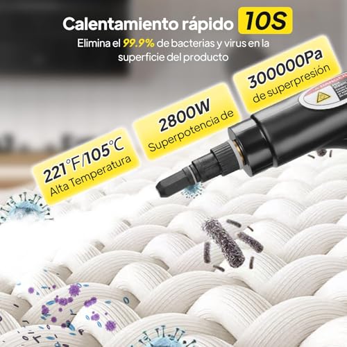 Catálogo para Comprar On-line Limpiadoras de vapor los mejores 10. 12 Imagen adicional