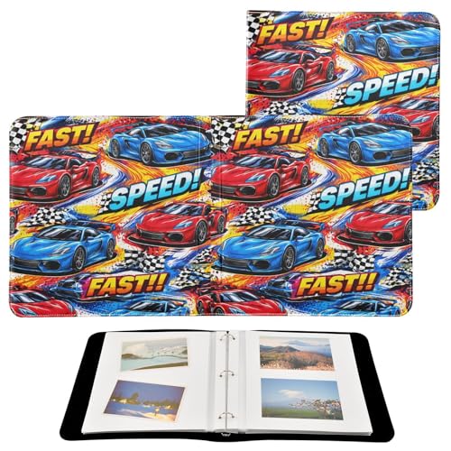 Álbum de Fotos Autoadhesivo DIY, Álbum para Recortes con Anillas de 3 Piezas, Libro de Fotos de 40 Páginas, Tamaño 8x10, para Guardar Recuerdos miniatura 2