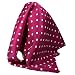 Plum Sangria Polka Silk Pocket Square by ROYAL SILK® - Full-Sized 16"x16"