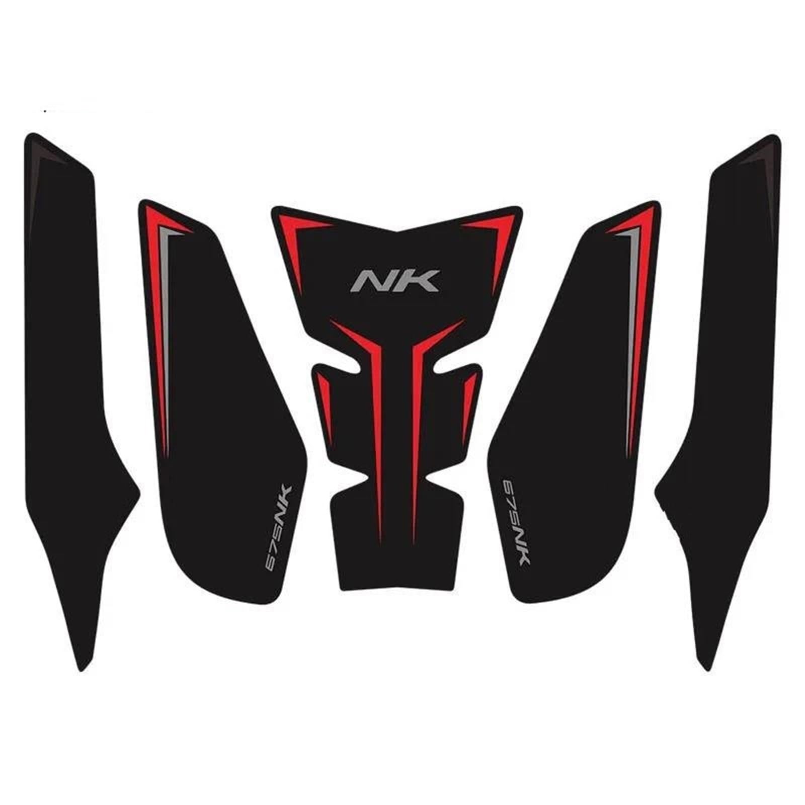 Motorcycle Tank Pad Stickers Side Gas Grip Protector Decal for CFMOTO 675NK NK675 675 NK 2025 Streetfighter(Color16)