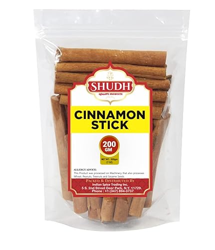 Vista 4 de Barra de Canela SHUDH 1 LB Canela Cassia Canela Perfecta para hornear, cocinar y bebidas y avena 7.02 cm de largo 100% cruda de Indonesia