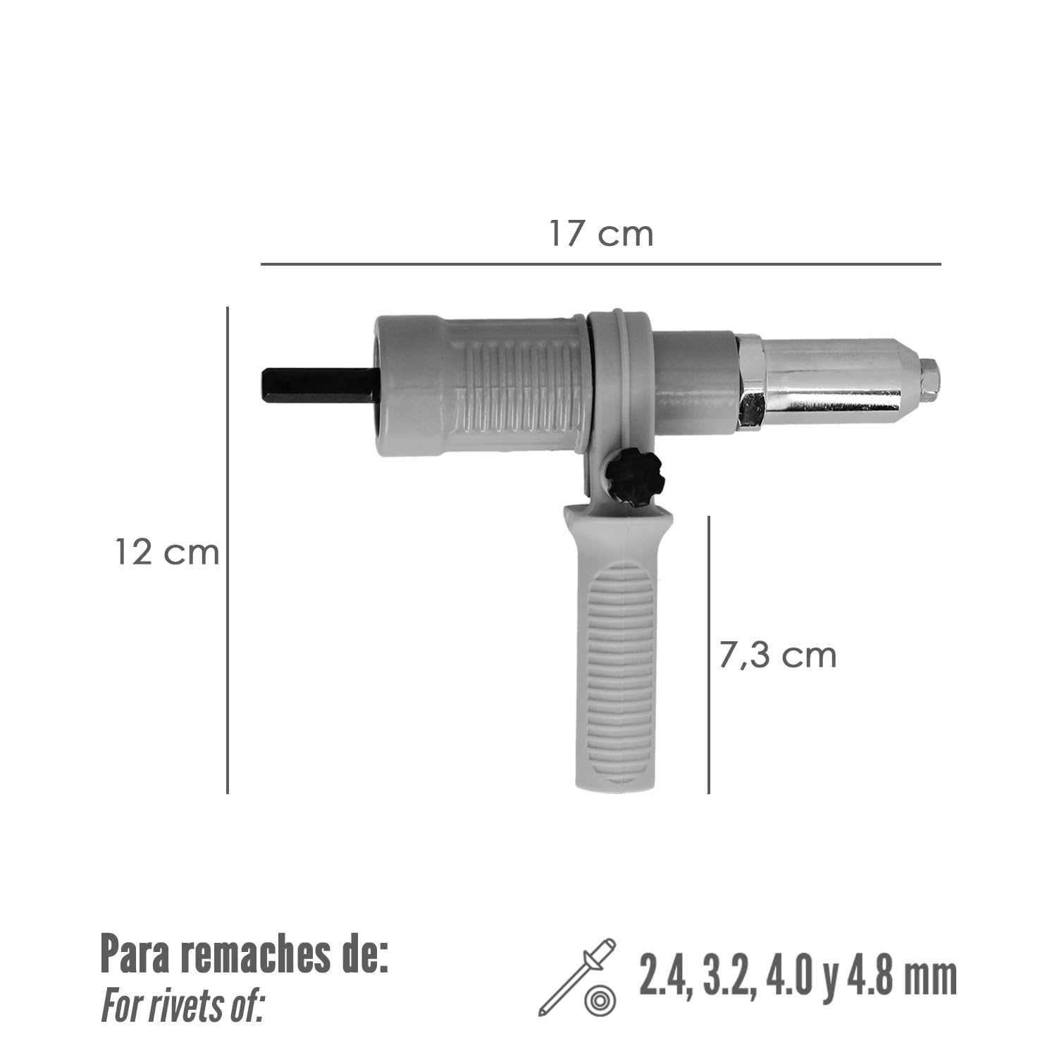 WOLFPACK LINEA PROFESIONAL Kit Rivettatrice Per Trapano