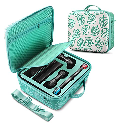 Mallette de transport pour Nintendo Switch Lite sacoche rigide EVA TNP jeux et adaptateur secteur