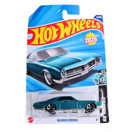 Hot Wheels '66 Buick Riviera, HW Modified Series, 1:64 Scale Diecast Car, 2/5