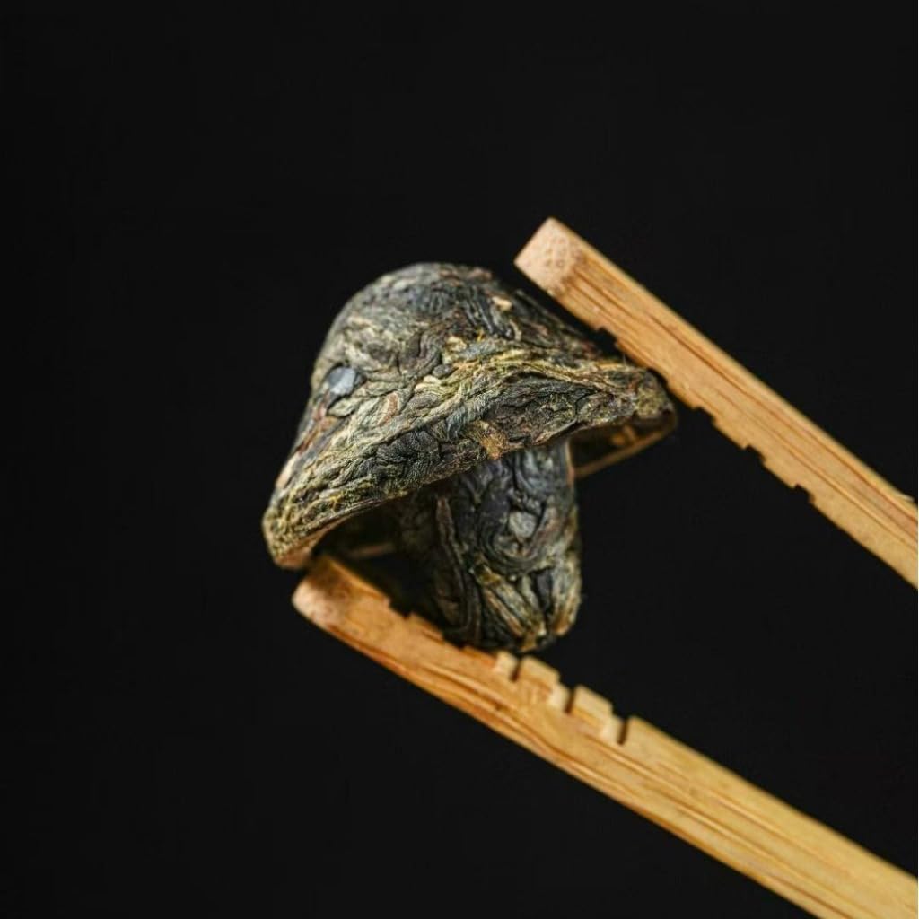 Yunnan Pu-Erh Roher Tee | Pilzförmiger Pu-Erh Tee Von Alten Bäumen | Einzeln Verpackt | Tee Für Den Täglichen Genuss (500g / 17,64oz)