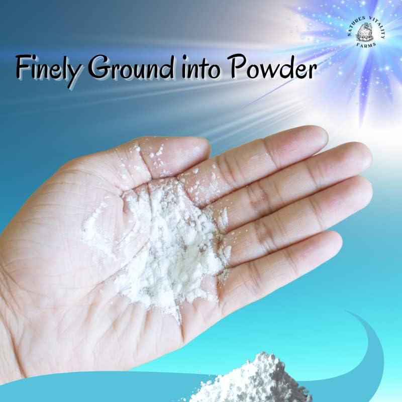 Miniatura 4 de Polvo puro de cáscara de huevo estadounidense de 8 onzas para perrosgatos, finamente molido, suplemento de calcio