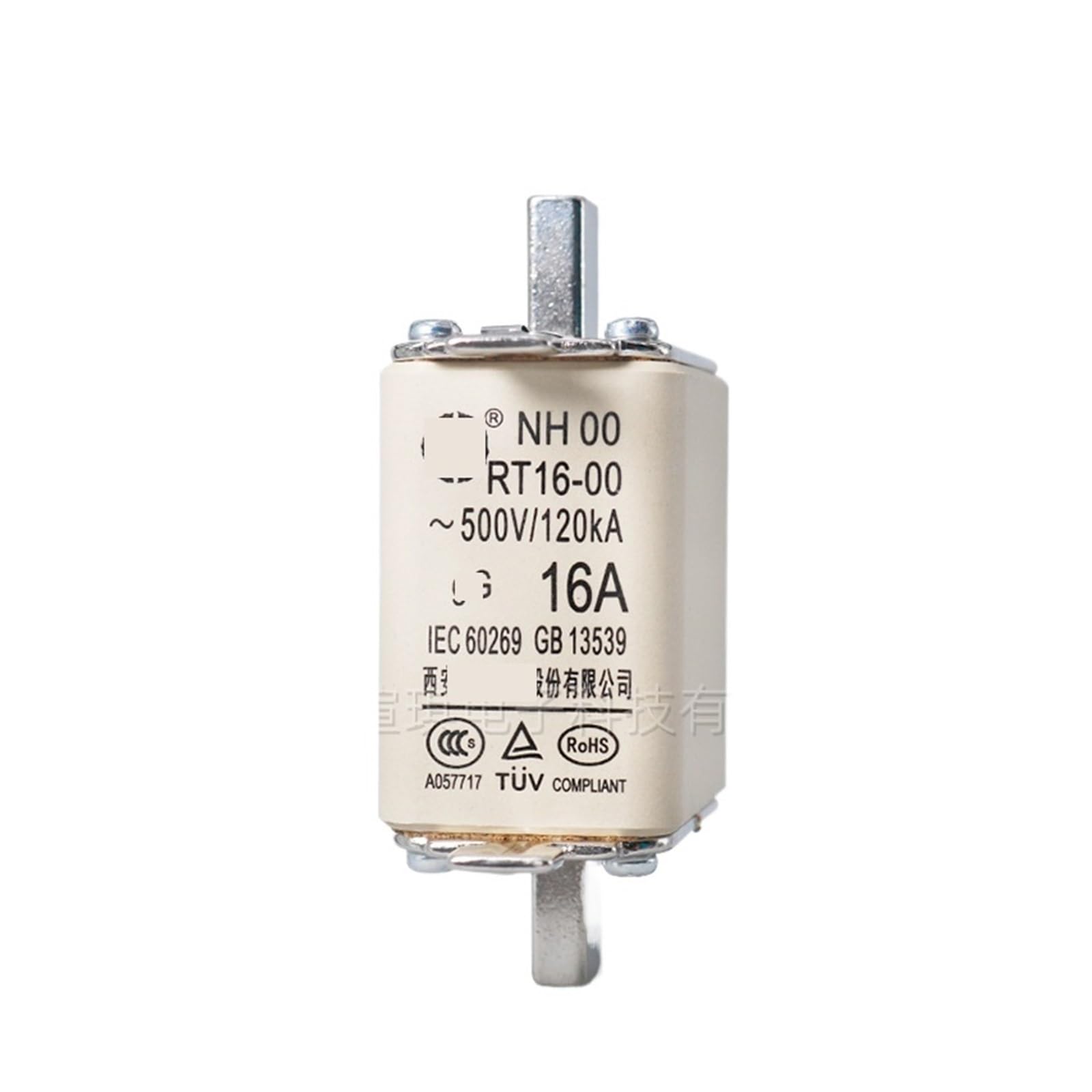 Fusible NH00 RT16-00 16A fusible basse tension 500V à couteau