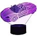 Produktbild 3D Sportwagen Auto Lampe USB Power 7 Farben Amazing Optical Illusion 3D wachsen LED Lampe Formen Kinder Schlafzimmer Nacht Licht.
