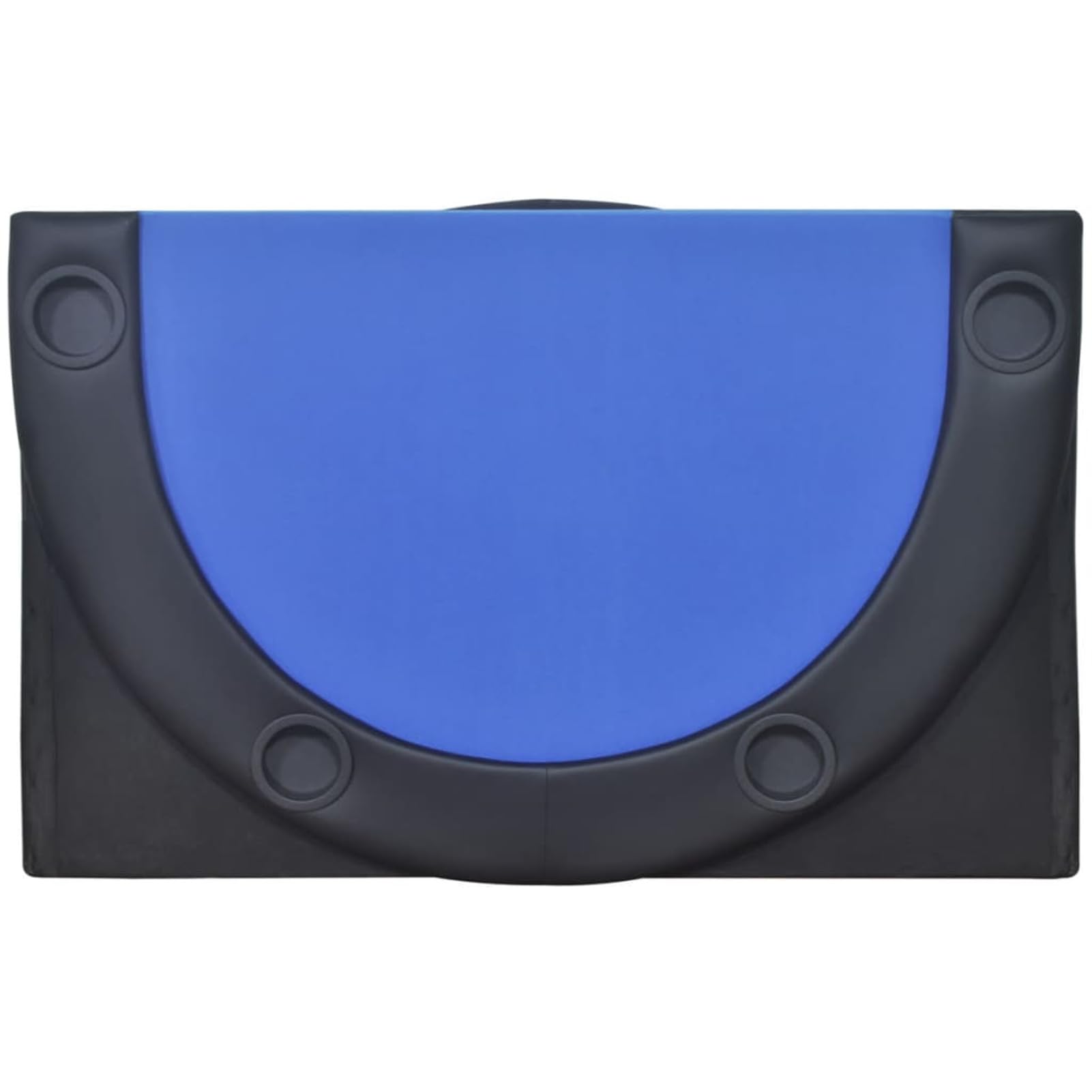 Rantry Surface de table de poker pour 10 joueurs pliable, bleu, table de salon, table de bureau, chambre à coucher, jardin
