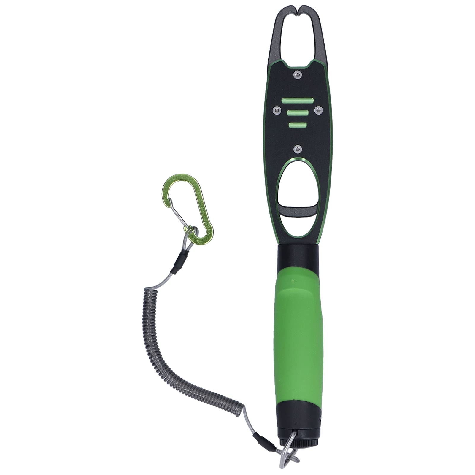 NDNCZDHC Fishing Pliers Aluminum Fish Gripper 11.8in Fish Lip Gripper with 360° Rotating Rubber Handle for Fishing