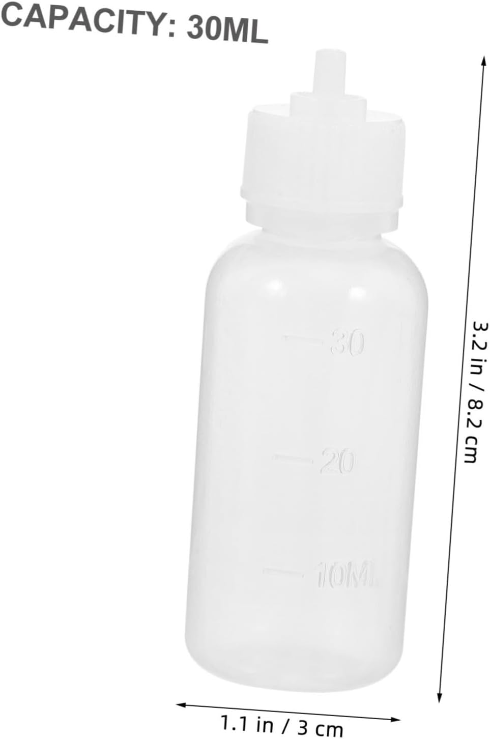 Precision Applicator Bottles Set with Needle Tips Glue Bottles for Crafts Diy Projects and Household Use Reusable Kit with Sealing Caps