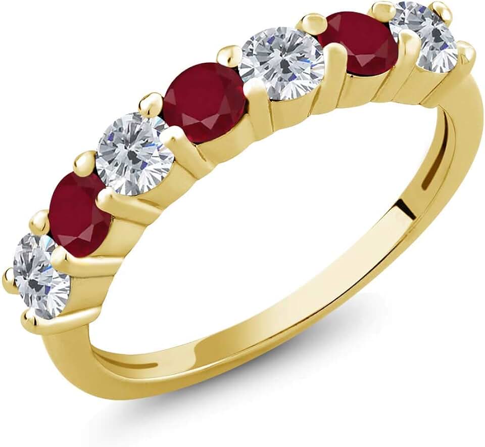 ruby anniversary ring