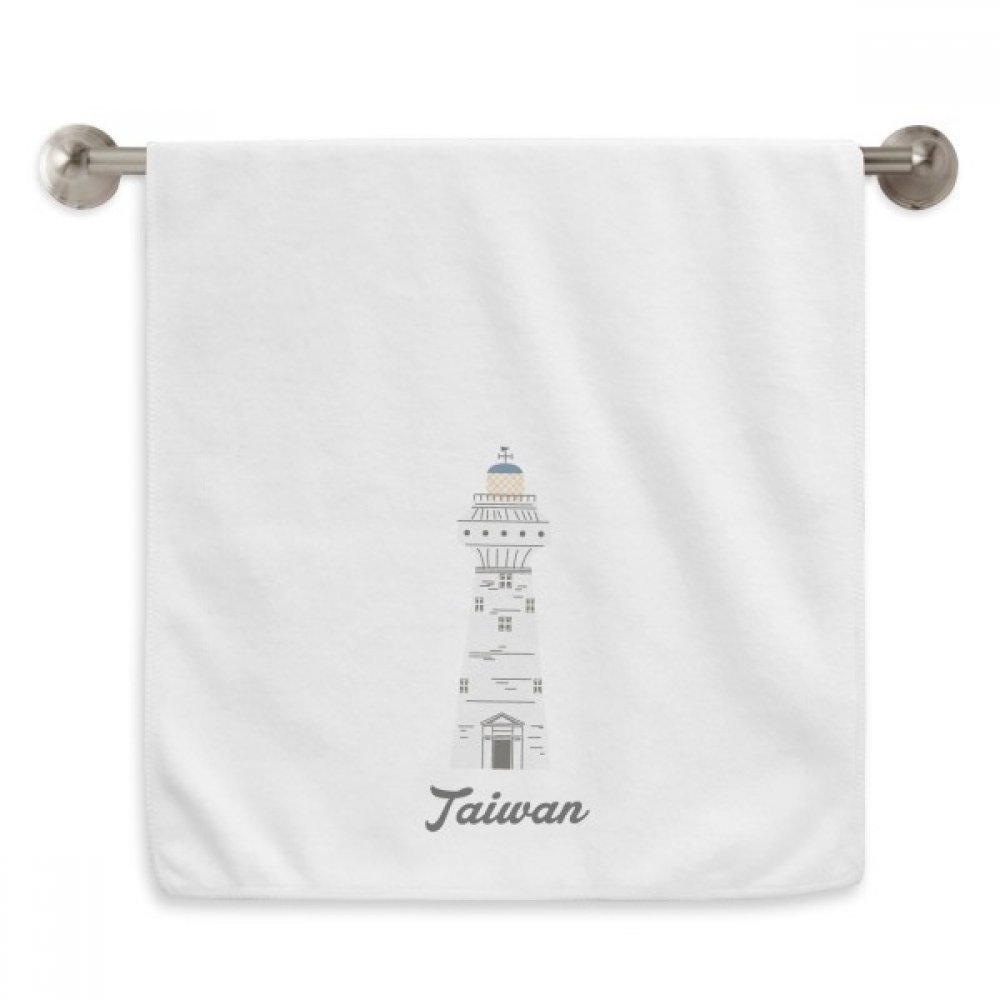 Serviettes de toilette ultra absorbantes phare Eluanbi blanc pur