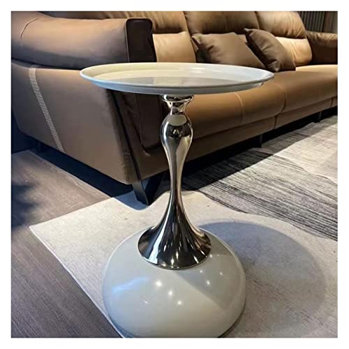 Table décorative ronde pour petit espace | Meuble d'appoint gain de place - 2