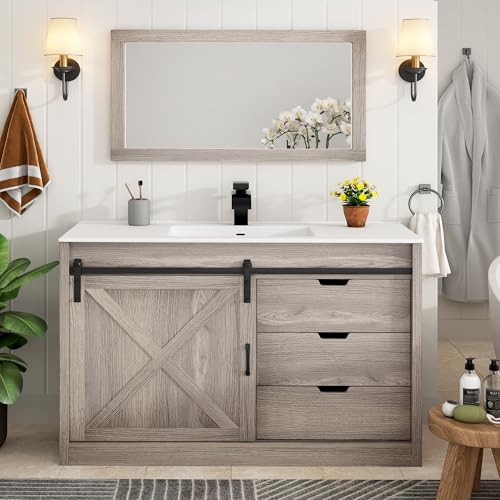 47 Inch Farmhouse Bathroom Vanity