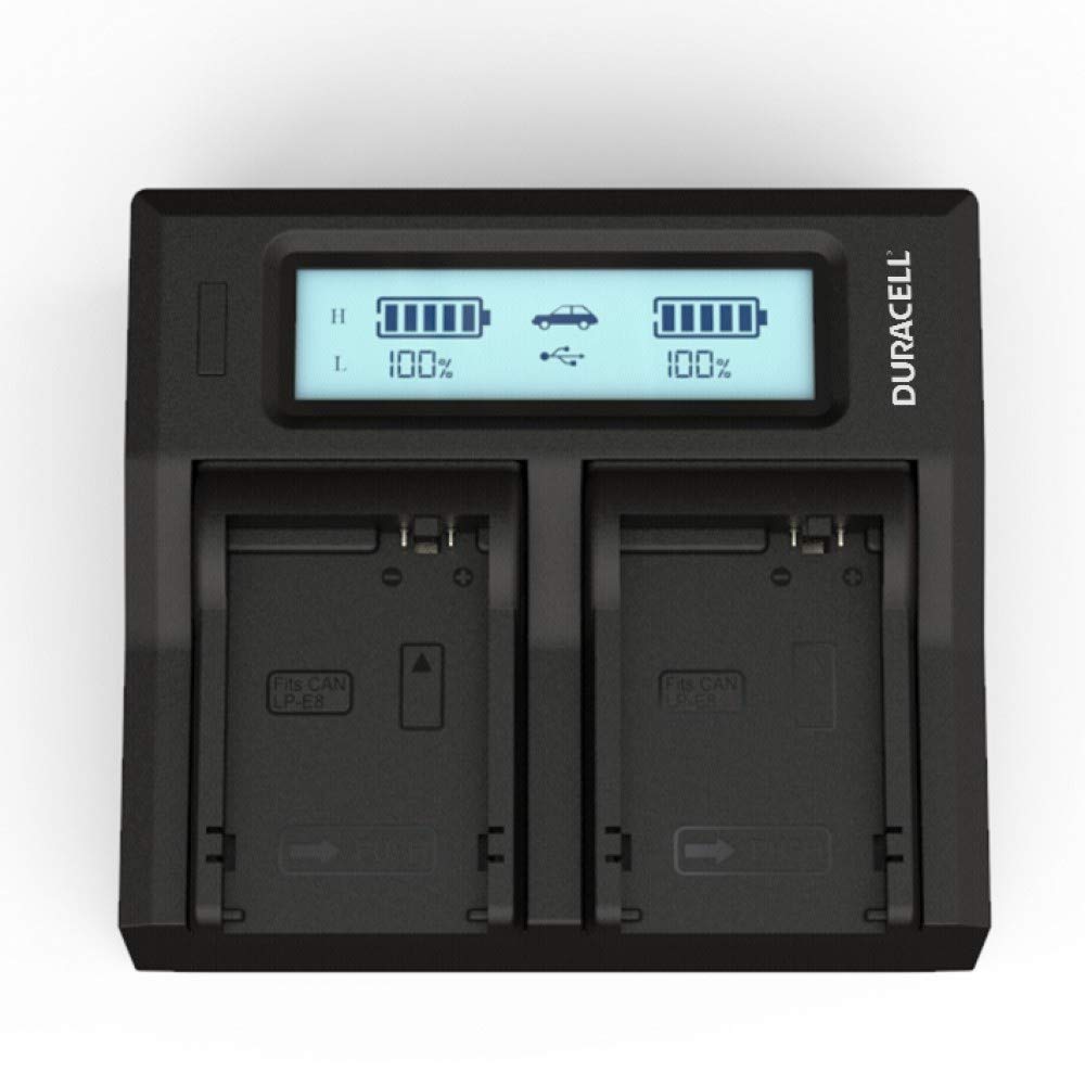 CARGADOR DUAL DURACELL PARA DR9945/LP-E8