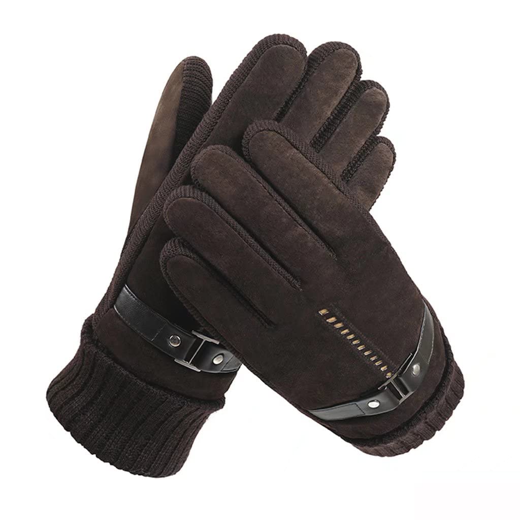 Guantes térmicos Antideslizantes Guantes de Invierno Guantes para Correr con Pantalla táctil, Guantes con Forro cálido para Deportes Ciclismo Senderismo Caminar Montar en Bicicleta