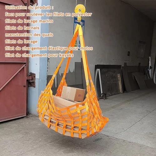 Filet de levage pour sécuriser le transport et éviter les chutes - 4
