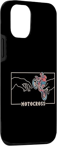 Vista 6 de iPhone 12 mini Michelangelo Creation of Adam Motocross Supermoto Motocross Case