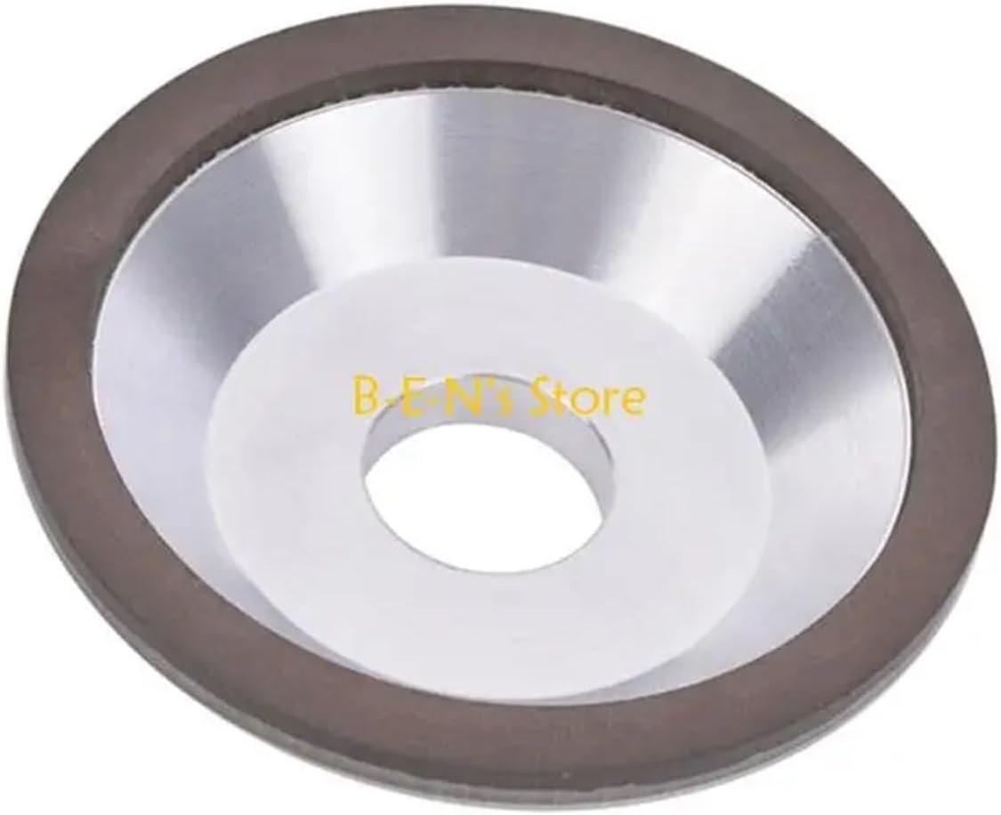 Compatible for Y1AD 180 Grit Metal Coated Concave Cup Shaped Grinding Wheel Grinding Disc Replacement for Carbide Metal Metalworking(10x3mm)