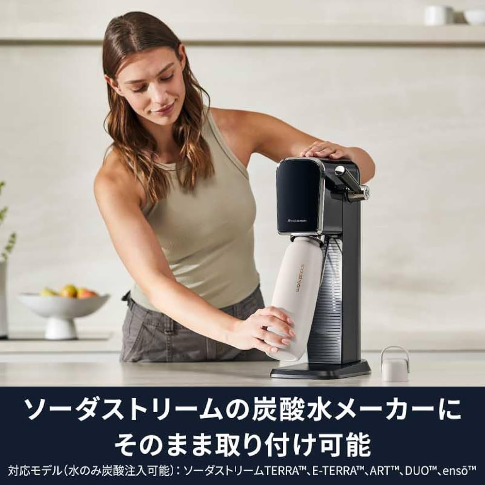 ソーダストリーム E-TERRA （E-テラ）スターターキット ホワイト ソーダストリーム SodaStream / 【今だけマシン代返金保証】E