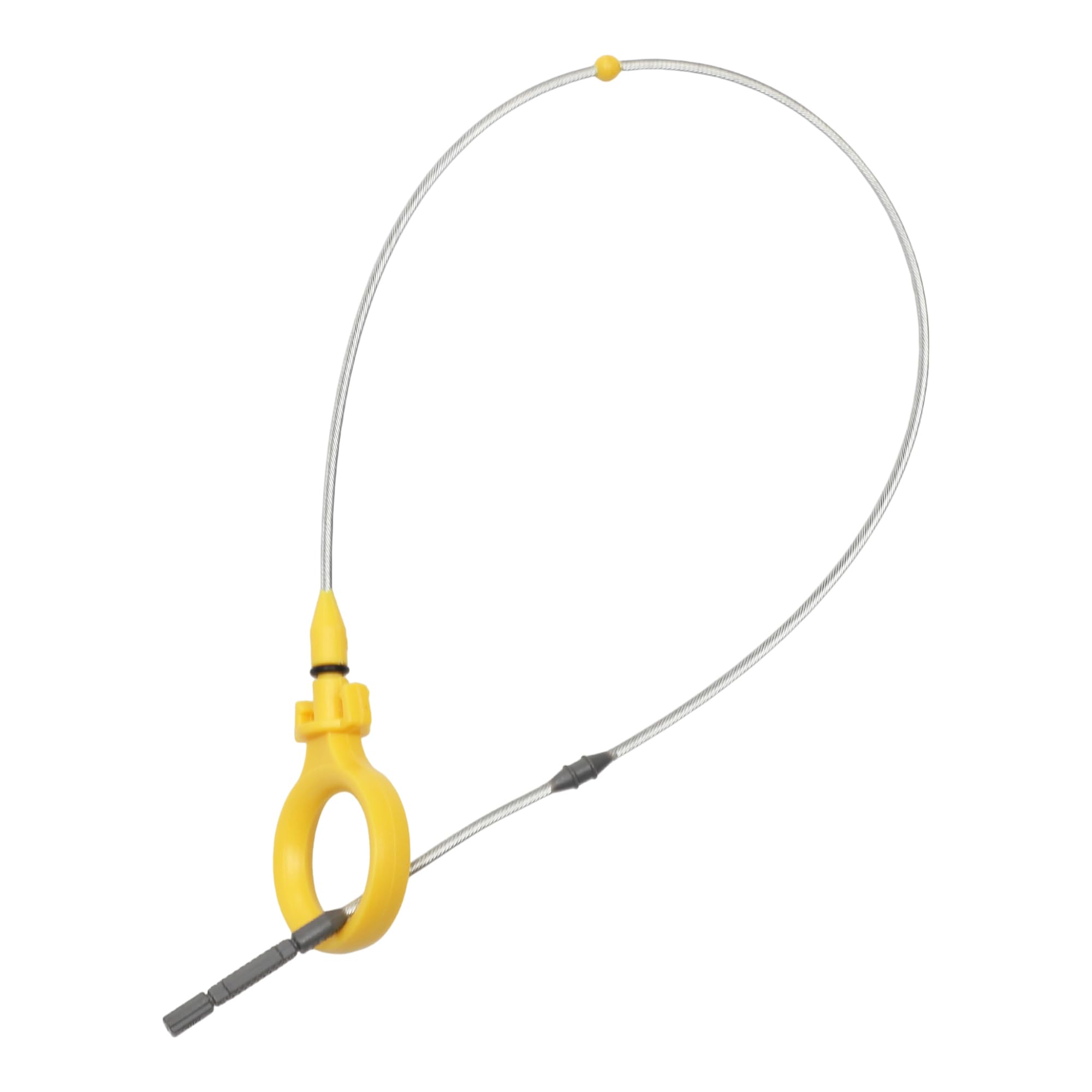 HOPESPANNER No.06F115611F Engine Oil Dipstick for Audi TTS 2.0L A/T Quattro Base Coupe 2009-2015 Yellow Oil Level Dip Stick Double Hole Indicator