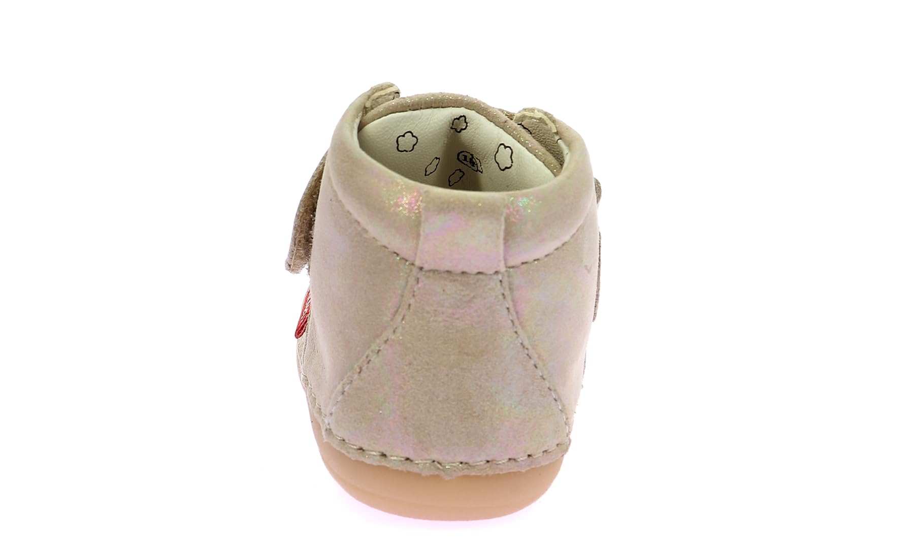 Kickers Sabio, Bottillons Fille, Rose Irise, 27
