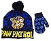 Nickelodeon Toddler Boys Paw Patrol knit Winter Beanie Hat with Pompom and Matching mitten set [4014]