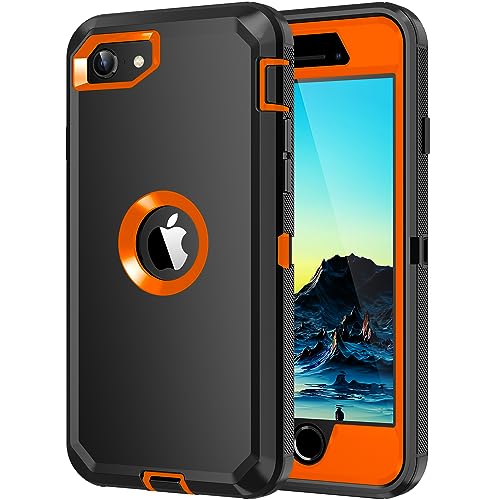 Mieziba for iPhone SE 2022/2020 Case,[Built in Screen