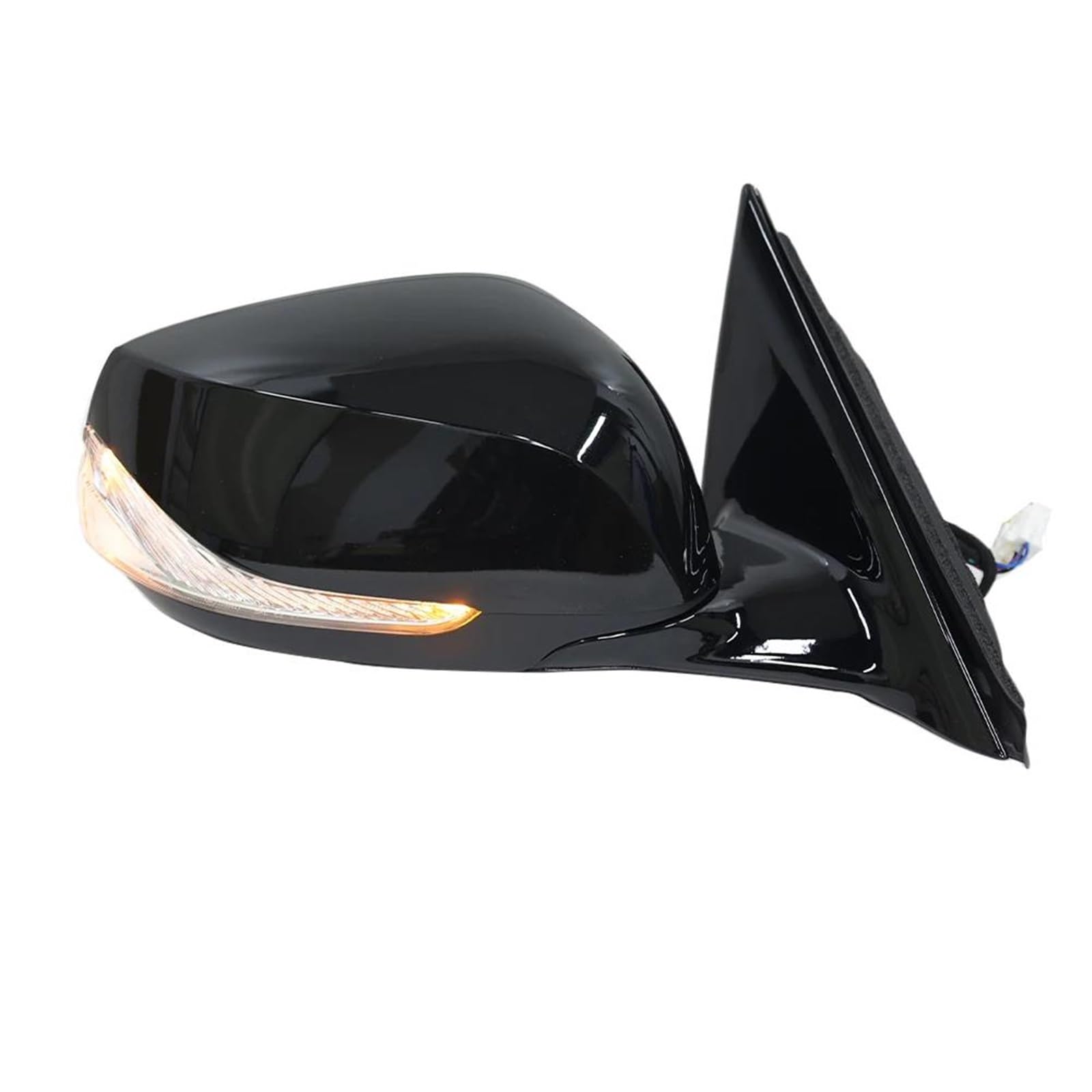 963014HB0A 963024HB0A Per Q50 2014-2021 7 Spilli Reraview Specchio Montaggio Manuale Pieghevole Laterale Riscaldato Retrovisore Completo(1pc right Black)
