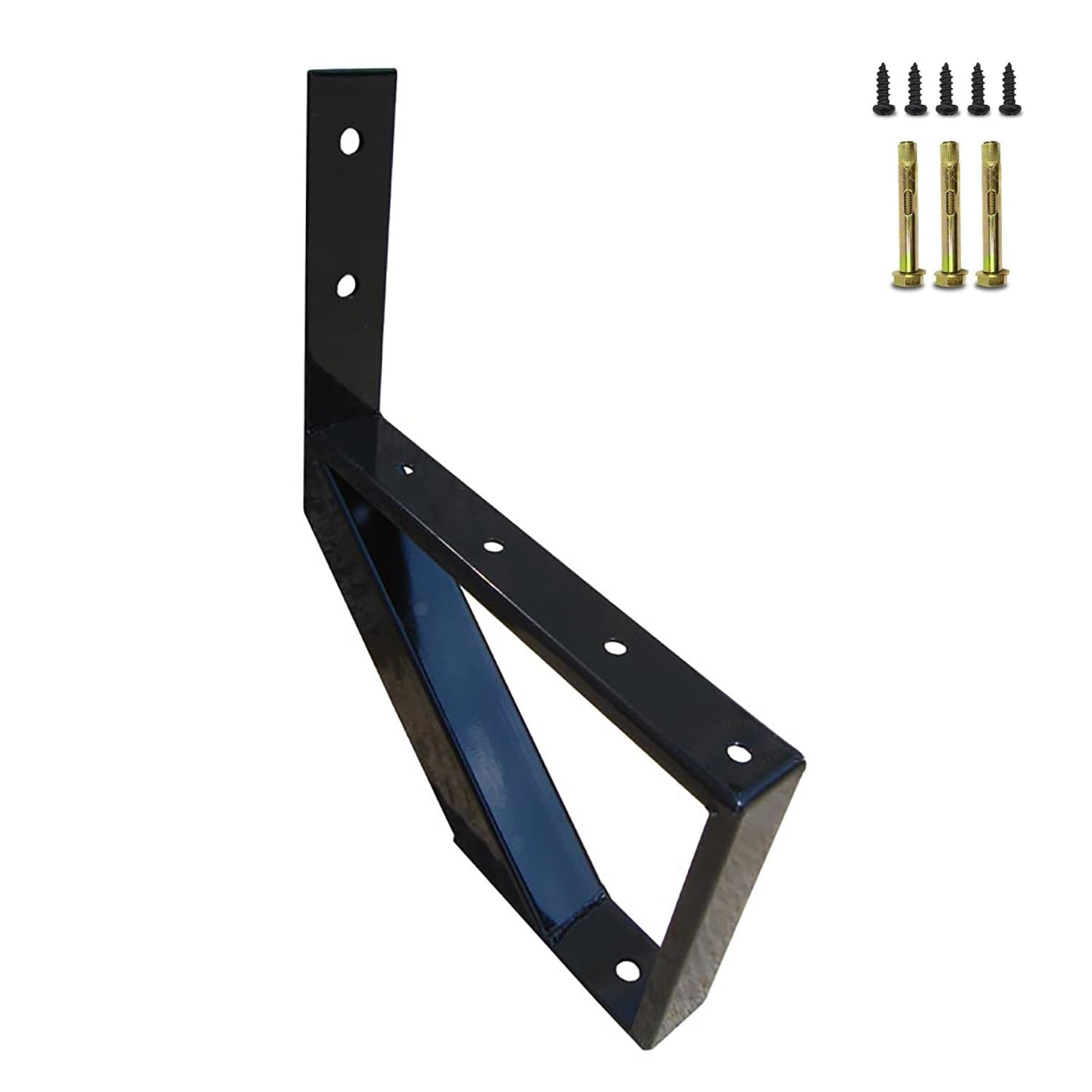 1 Pack Steel Stair Step Riser - 7 Step for Deck Height 57 Inches Stair Stringer for Outdoor Wooden Tread
