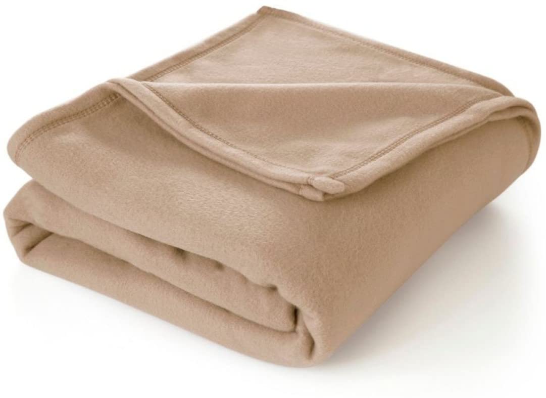 N G PRODUCTS Plain Polar Fleece Single Bed Blanket Warm Soft & Comfortable for Winter/AC Room/Hotel/Donation / Travelling_Size - 60 * 90 inch, Color-Cream-image-39