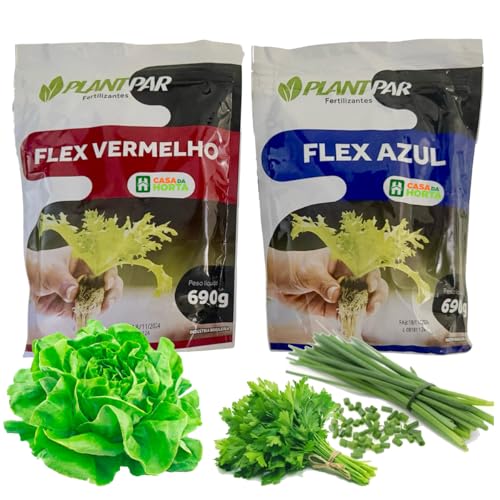 Kit de Nutrientes Hidropônicos Completo 1000 Litros