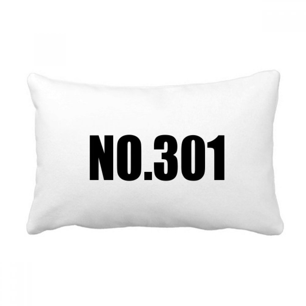 Coussin lombaire chanceux numéro 301 idée cadeau déco maison originale