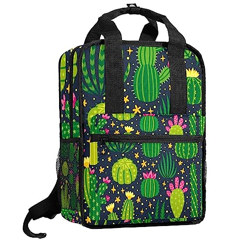 Sac à dos garçons cactus multicolore 35cm avec bretelles confort