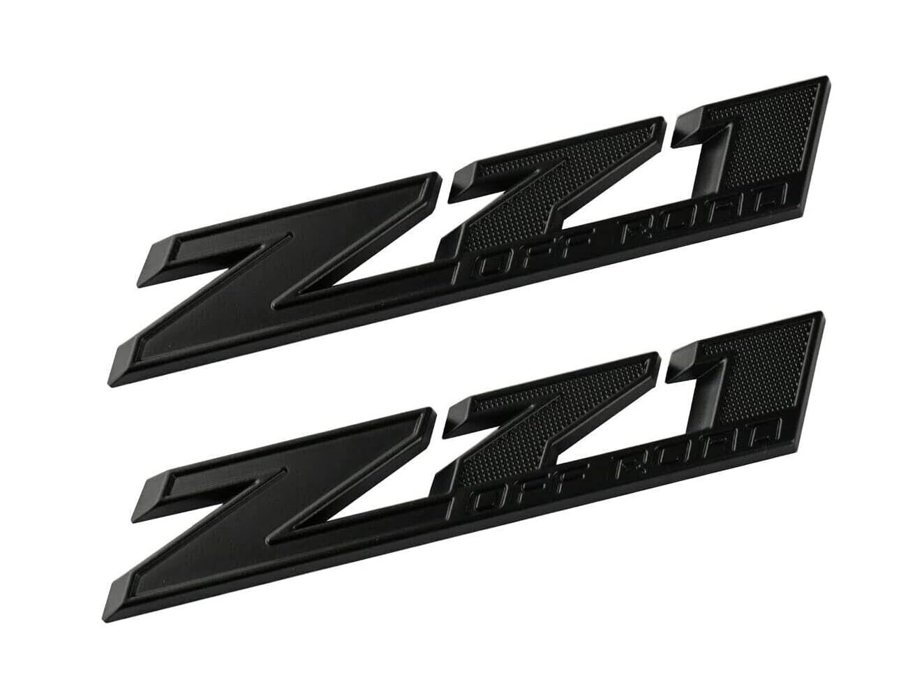 Juego de emblemas Z71 Off Road negros en 3D compatibles con GMC Sierra, Colorado y Silverado 5
